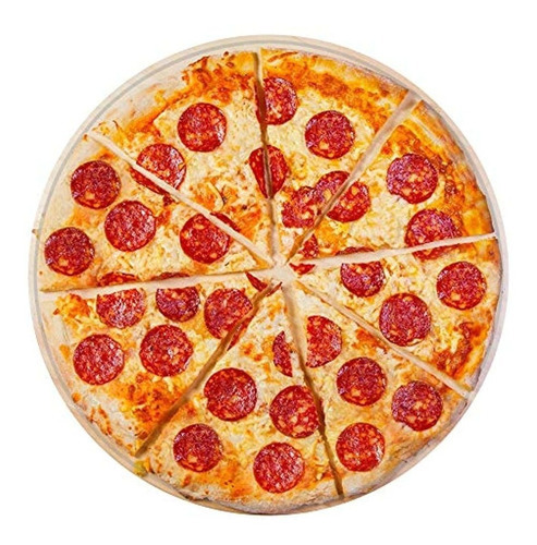 Manta Diseño De Pizza Pepperoni De 47 Pulgadas De Diámetro 