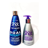 Shampoo Y Tratamiento Matizador Platino Dual Kolor Shot