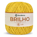 Kit Barbante Euroroma Brilho Ouro/prata N°6 400g - 18 Und