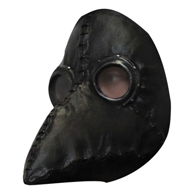 Máscara De La Peste Plague Doctor Black Disfraz Halloween | Meses sin interés