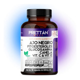 Ajo Negro Suplemento Alimenticio 600mg 90 Capsulas Prettan Sabor Sin Sabor