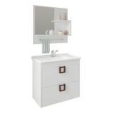 Mueble De Baño Lirio Blanco Akivoy