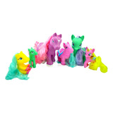 Combo X6 Modelos Unicornio Pony Para Peinar Pelo Largo Rg