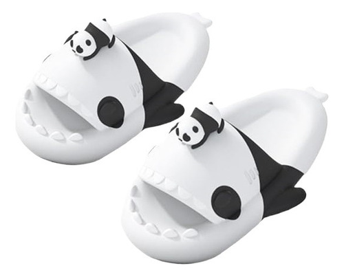 Chanclas De Tiburón Y Pantuflas De Panda Para Hombre Y Mujer