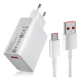 Cargador Original Mi Turbo Charge 33w Xiaomi Redmi + Cable C