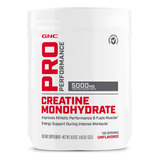 Gnc Creatine Monohydrate 5000mg. 100 Serving 