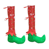 Bestoyard Navidad Mesa Silla Fundas Para Piernas Calcetines 