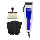 Kit Barber Maquina Wahl + Cepillo Quitapelo + Capa Peinador