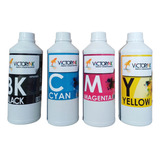Pack 4 Lts Tinta Tipo Dye Universal P/epson Brother Hp Canon Tinta Black, Cyan, Magent, Yellow