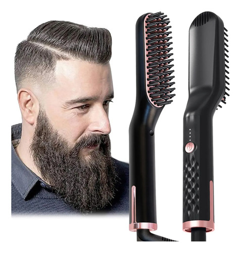 Plancha De Pelo Para Alisar La Barba, Plancha De Pelo Ptc, 2