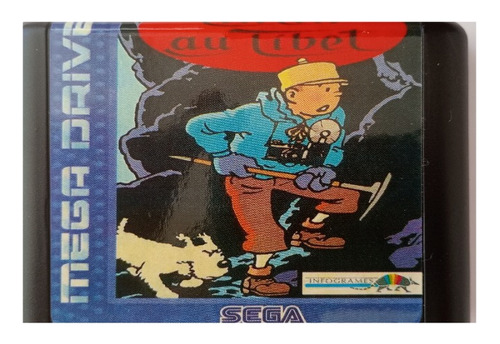 Tin Tin En El Tibet Para Sega Genesis Megadrive. Repro