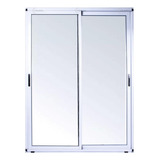 Puerta Balcon Modena 1.50x2.00 Blanca Vidrio 4mm, Mosquitero