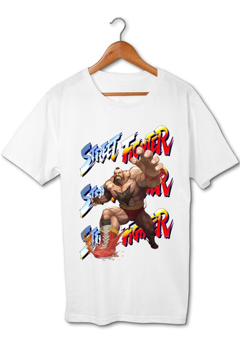 Street Fighter Zangief Remera Friki Tu Eres #2