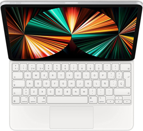 Apple Magic Keyboard iPad Pro 12.9 Espanol 3ra 6ta Gen White