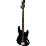 Bajo Activo Squier Deluxe Jazz Bass Iv Black 030-0574-506 Acabado Del Cuerpo Laqueado Cantidad De Cuerdas 4 Color Negro Orientación De La Mano Diestro