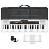 Organo Teclado Casio Ct-s200 Teclas Piano Usb Funda Blanco