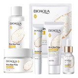 Kit Facial Bioaqua Rice Raw Pul