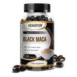 Cápsulas De Polvo De Raíz De Maca Negra Unisex Kenofor