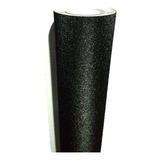 Vinyl Wrapping Diamond Glitter Negro 1.52m X 1m Destellos