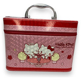 Cosmetiquera Cofre Con Espejo Hello Kitty Original 20x14 Cm