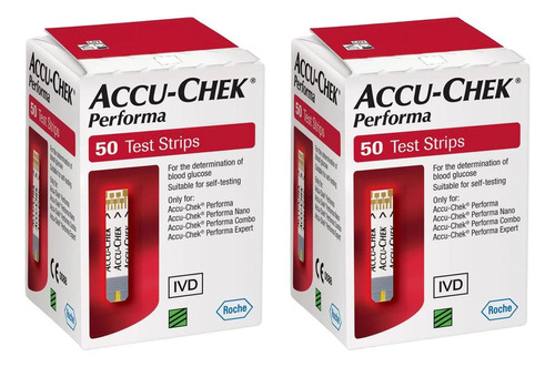 Pack - 2 X Tiras Accu Chek Performa 50u - D2