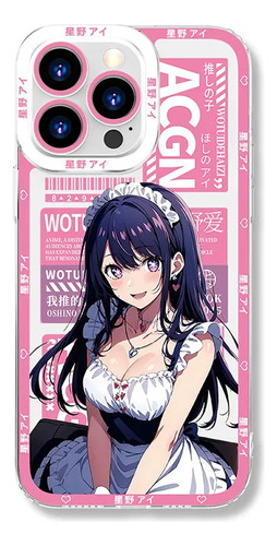 Funda De Silicona Suave Anime Hoshino Ai Para iPhone 14, 13,
