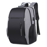 Mochila Del Ordenador Portátil 15.6-inch Con Prenda Impermeable De Múltiples Capas De La Mochila Del Viaje De La Carga Por Usb