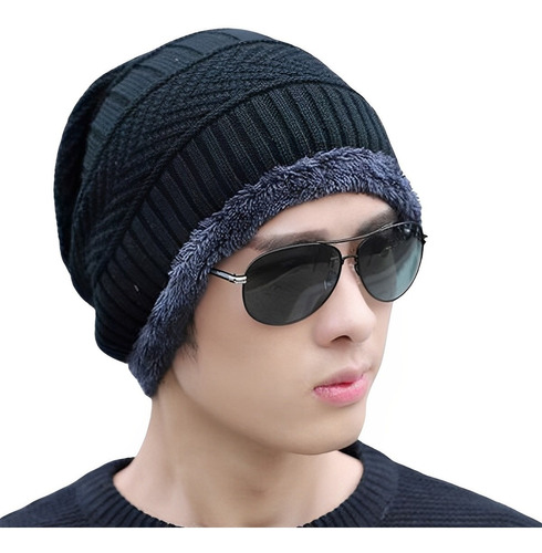 Touca Gorro Inverno Masculina Feminina Forrada Toca De Frio