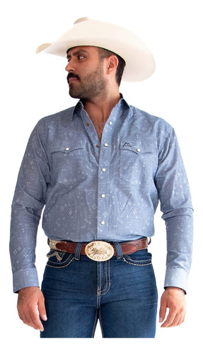 Camisa Vaquera  Premium Denver Sublimada Caballero