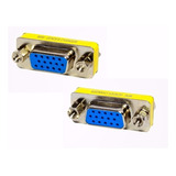 Cople / Conector De Vga A Vga Hembra Para Unir Cables Vga Fu