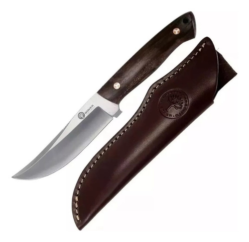 Cuchillo Boker Arbolito 309g Guapo Acero Inox Vaina Cuero  