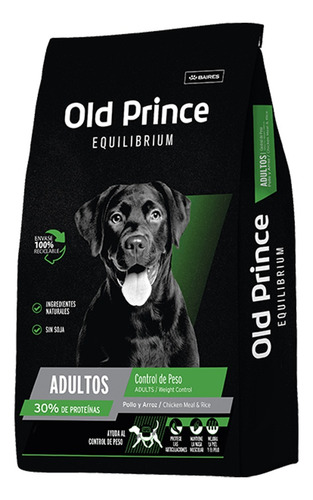 Old Prince Perro Special Recipe Weight Control 15 Kg Correo