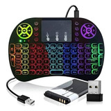 Mini Teclado Wireless Bluetooth Sem Fio Iluminado Lelong Max