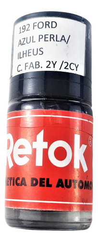 Pintura Retoke Ford Azul Perla Ilheus C. Fabriaca 2y / 2cy