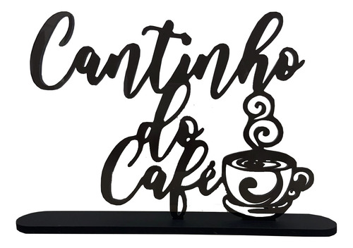 Escrita Cantinho Do Café Decoração Acrilico Fumê