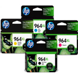 Pack X4 Cartucho De Tinta Para Impresora Hp 964xl Original