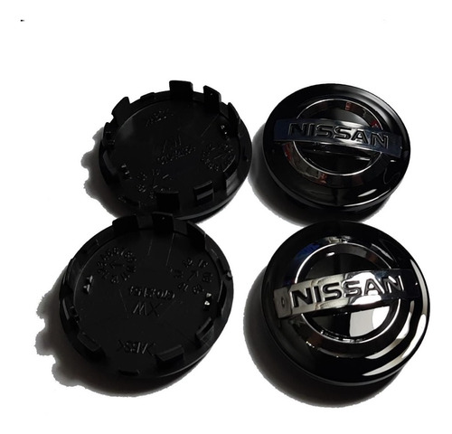 Tapa Emblema Compatible Con Aro Nissan 54mm (juego 4 Unids) Foto 2