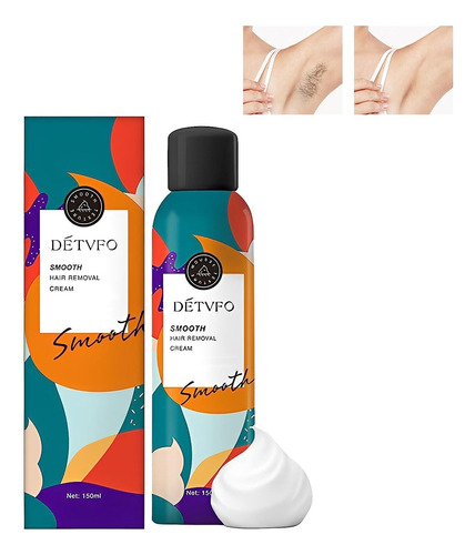 Spray De Creme Para Depilação Suave Détvfo, Détvfo Hair