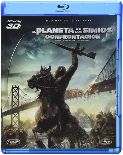 Planeta De Los Simios Confrontación | Blu Ray 3d Nueva