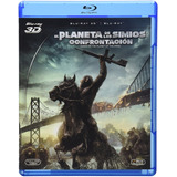 Planeta De Los Simios Confrontación | Blu Ray 3d Nueva