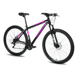 Mountain Bike Topmega Regal R29 S 21v Frenos De Disco Mecánico Cambios Sensah Mx7 Color Violeta  