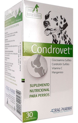 Condrovet 30 Comp. Perro Suplemento Nutricional Tps