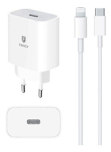 Carregador Para iPhone 11 12 13 14 Usb C 20w + Cabo 1m-fancy