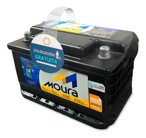 Baterias Para Autos Moura 12x75 M24kd Colocacion A Domicilio