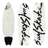 Surf Skate Shape Premier Branco Carver Smooth Simulador
