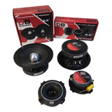 Db Sound Set Medios Rangos Dbmt650 250rms Con Tweeter Nuevos