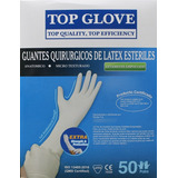 Guantes Quirúrgicos Látex Estériles Caja 50 Pares