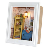 Diy Dollhouse Photo Frame Design Warm House Kit Muebles