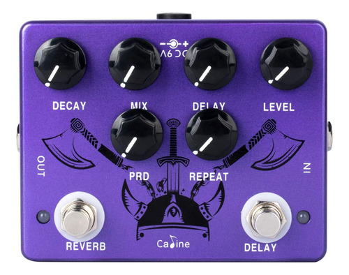 Caline Cp-80 Ragnarok Pedal De Efecto Reverberación Digital