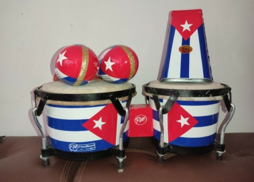 Combo Salsero Bongoe+ Campana + Güiro Y Maracas 